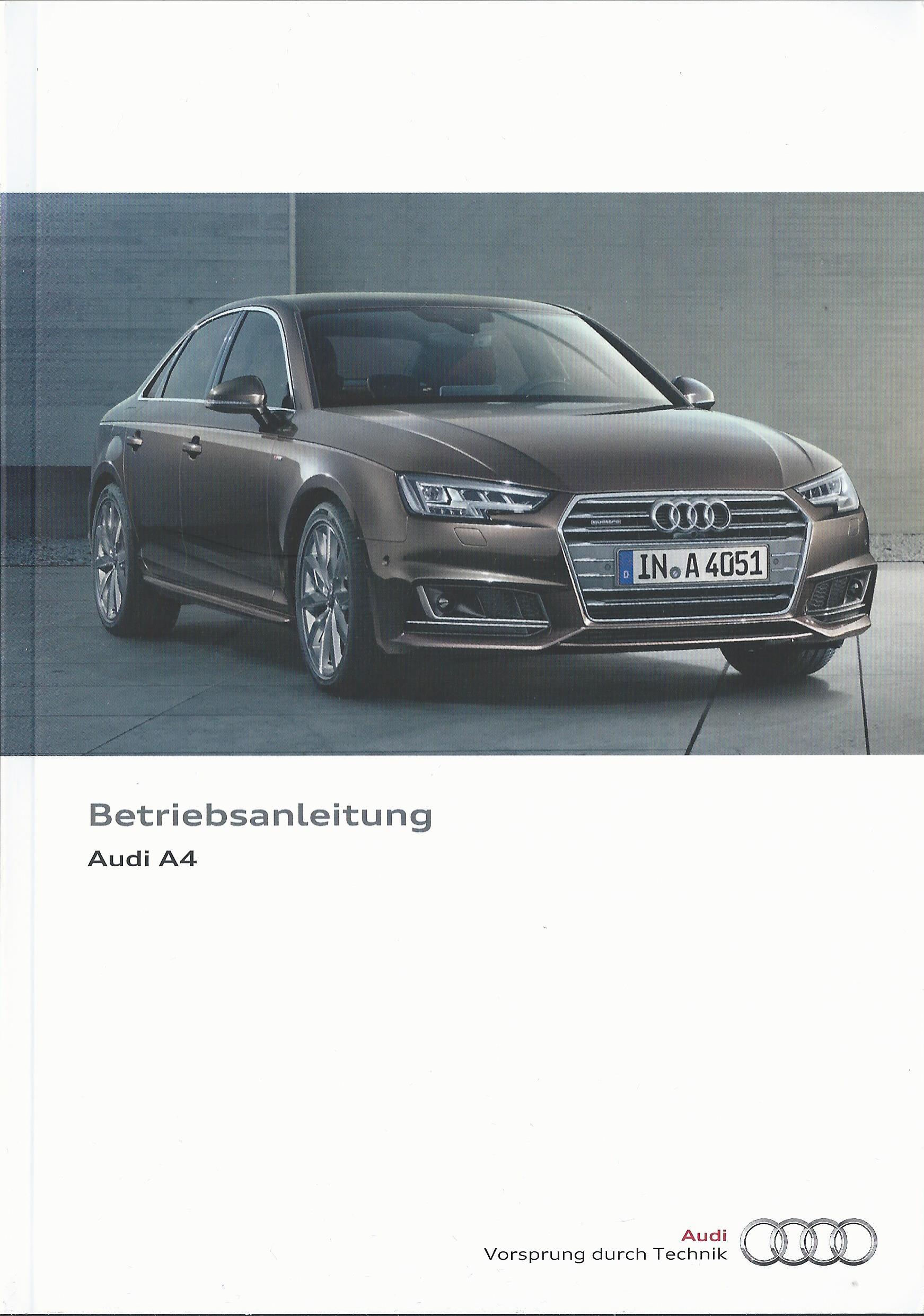 Bedienungsanleitung Audi A4 B5 Sedan