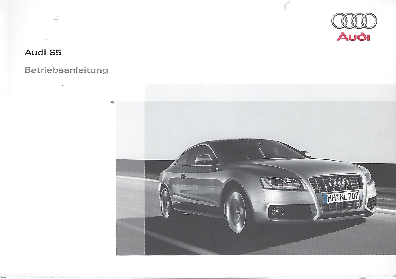 Audi S5 Owners Manual 2008 2009 Instruction Manual Board Book BA | eBay