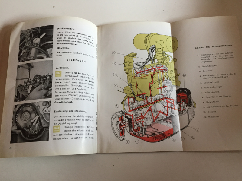 Fiat Seat 600 D operating instructions 1970 Manual Handbook Board Book